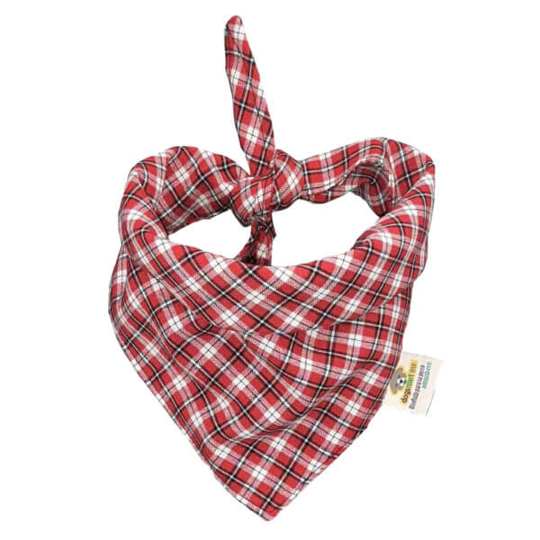 pañuelo para perros dogsmart mexico tartan rojo