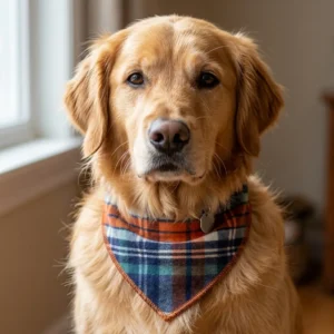 Bandana (paliacate) para perro Escocés Naranja